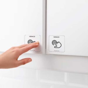 Antimicrobial-push-button