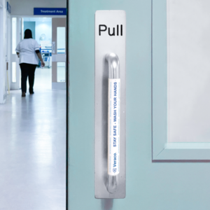 antimicrobial door handle