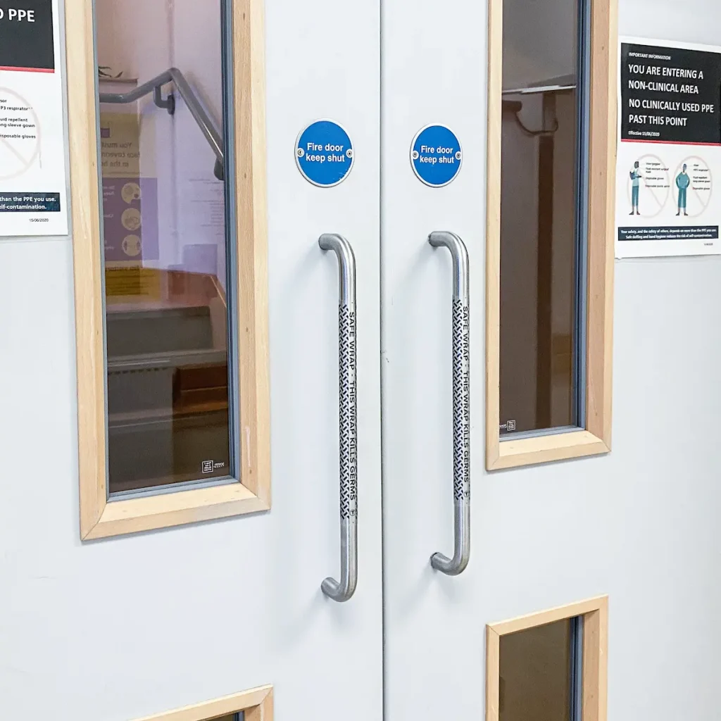 antibacterial handles