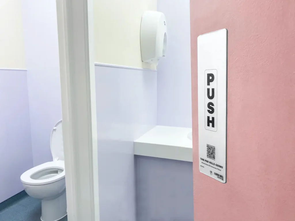 antibacterial push pads