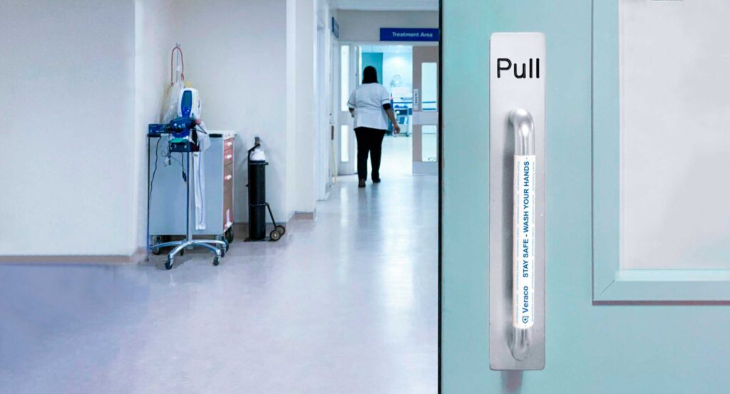 Antimicrobial-handle